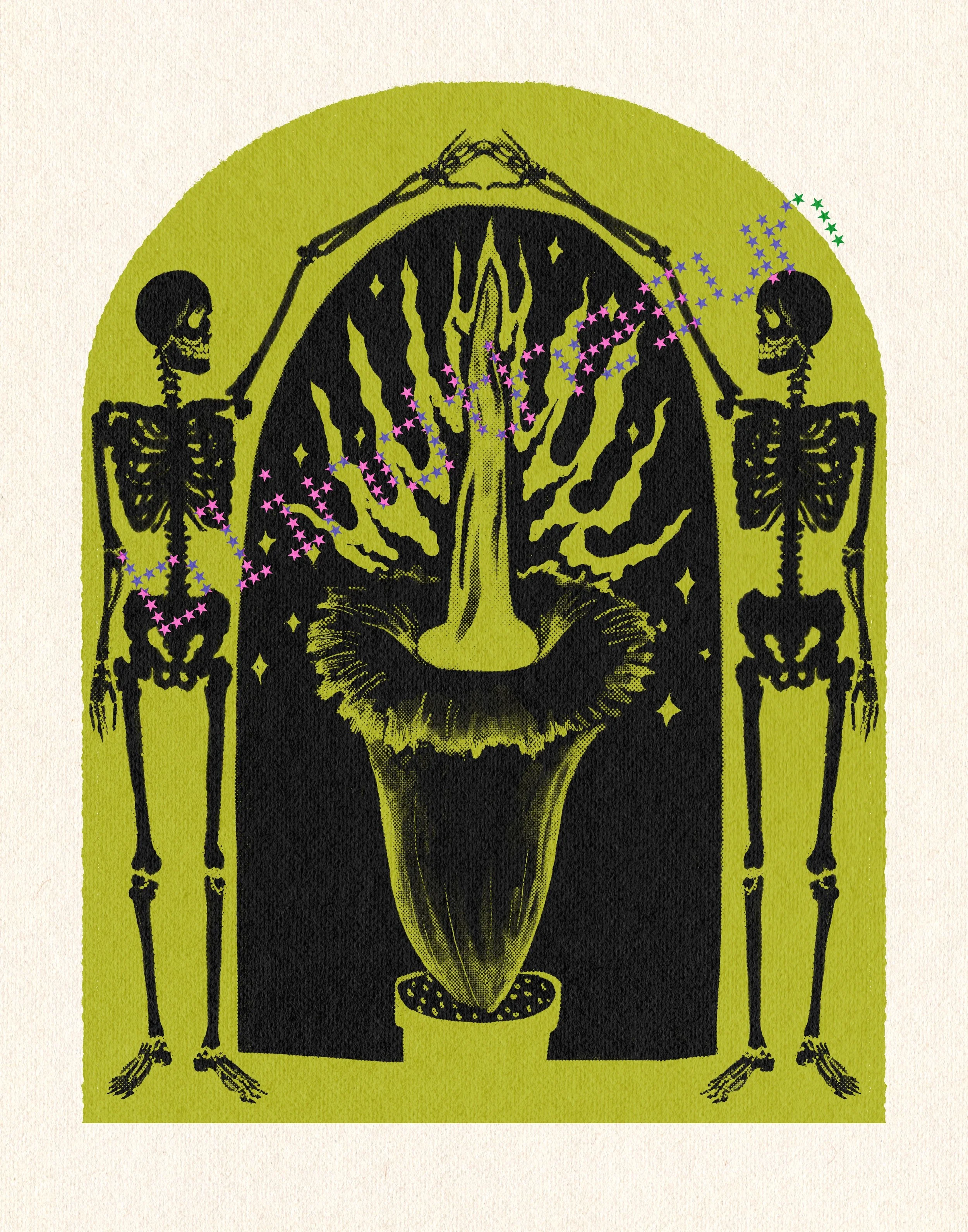 Corpse flower - Open edition print — blind the sun